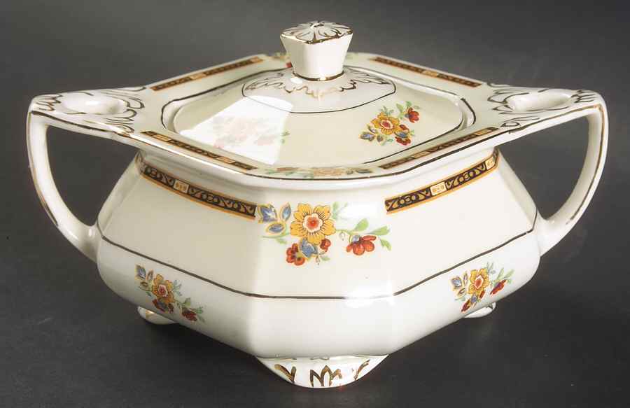 Ellesmere Sugar Bowl & Lid by Grindley-1