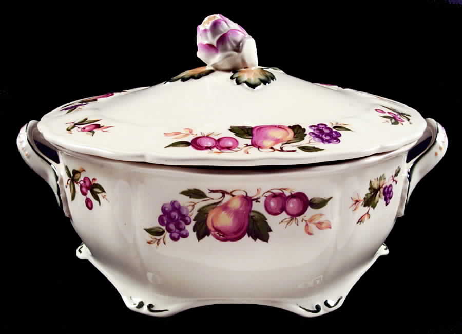Evesham Oval Covered Vegetable by Grindley-1