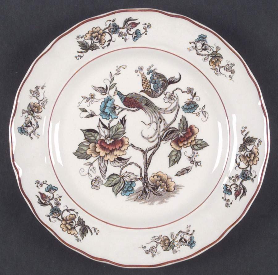 Exotic Bird Dinner Plate by Grindley-1