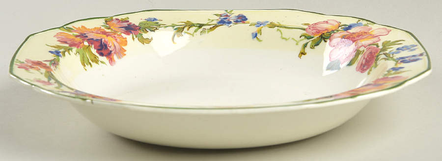 The Fleurette Rim Soup Bowl by Grindley-1