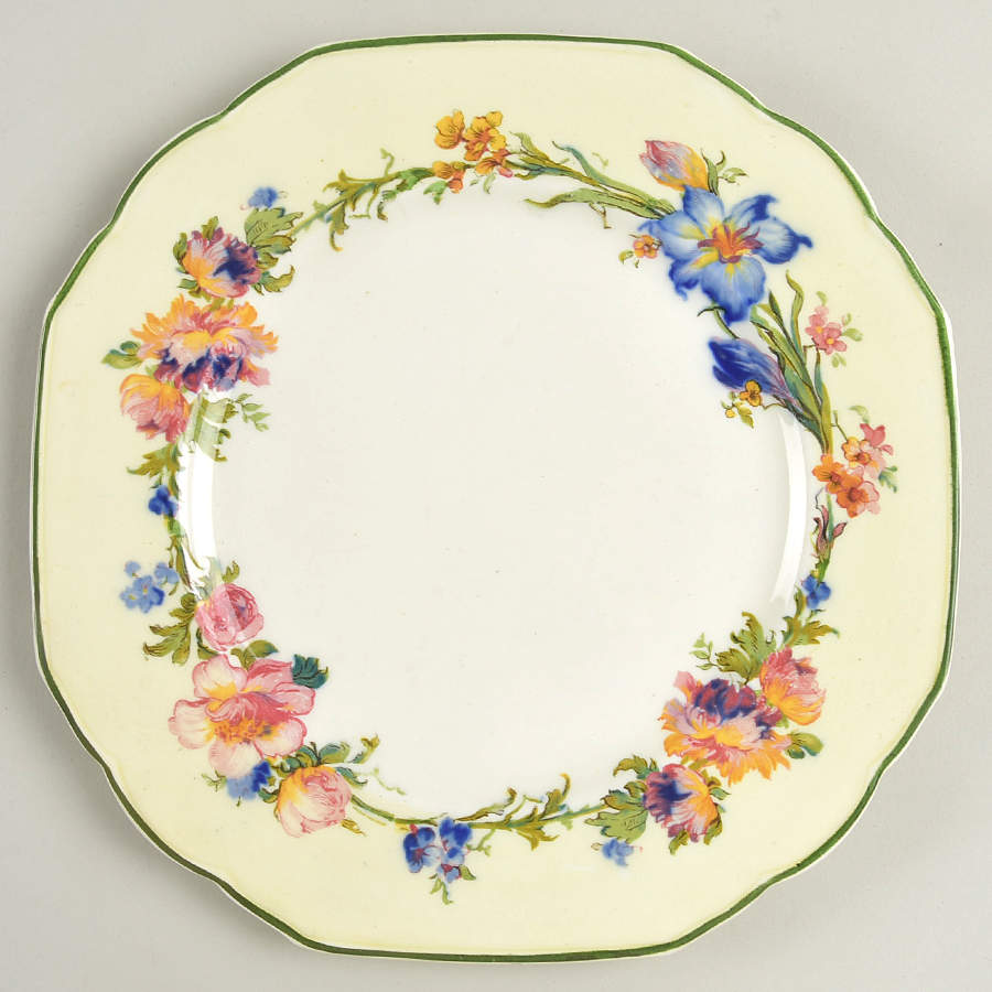 The Fleurette Luncheon Plate by Grindley-1