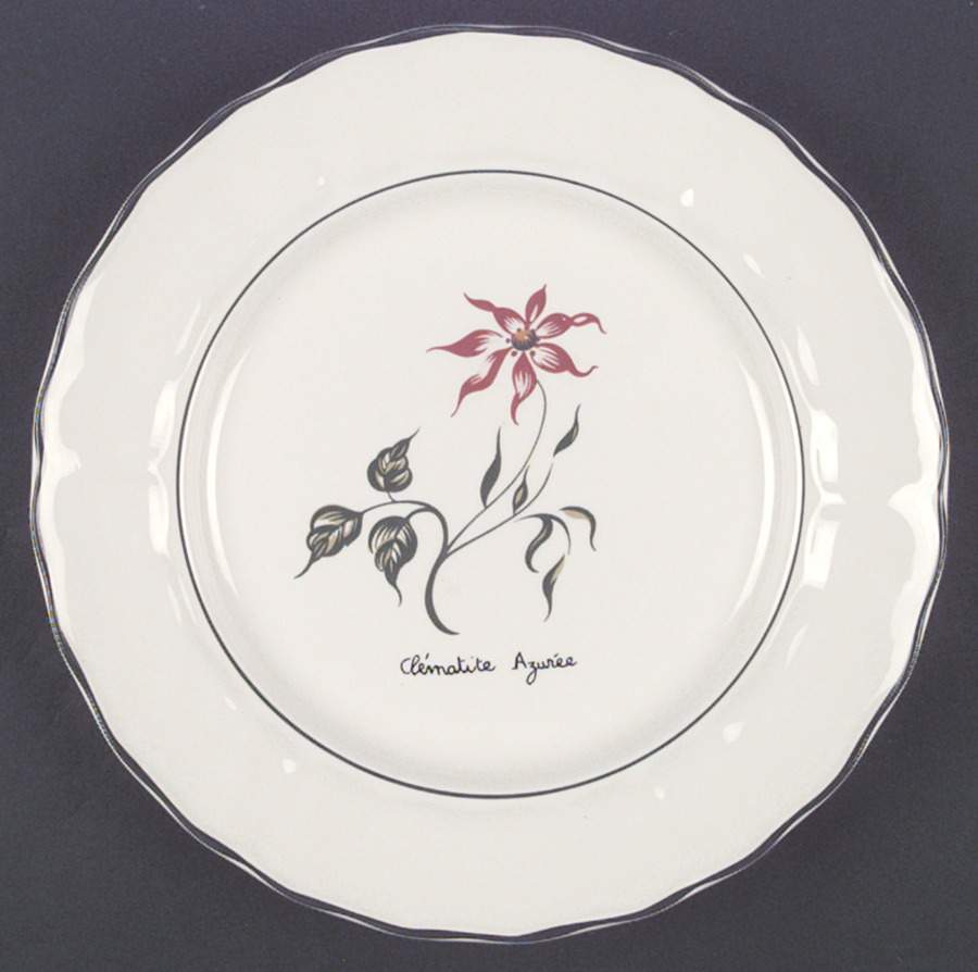 Fleur Sauvage Dinner Plate by Grindley-1