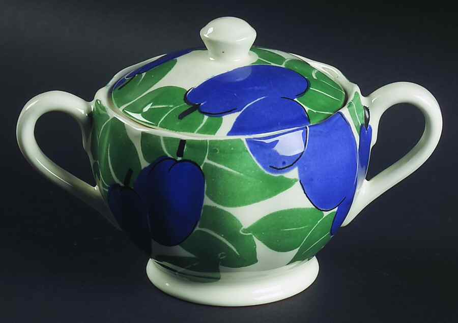 Garden Fruits Sugar Bowl & Lid by Grindley-1
