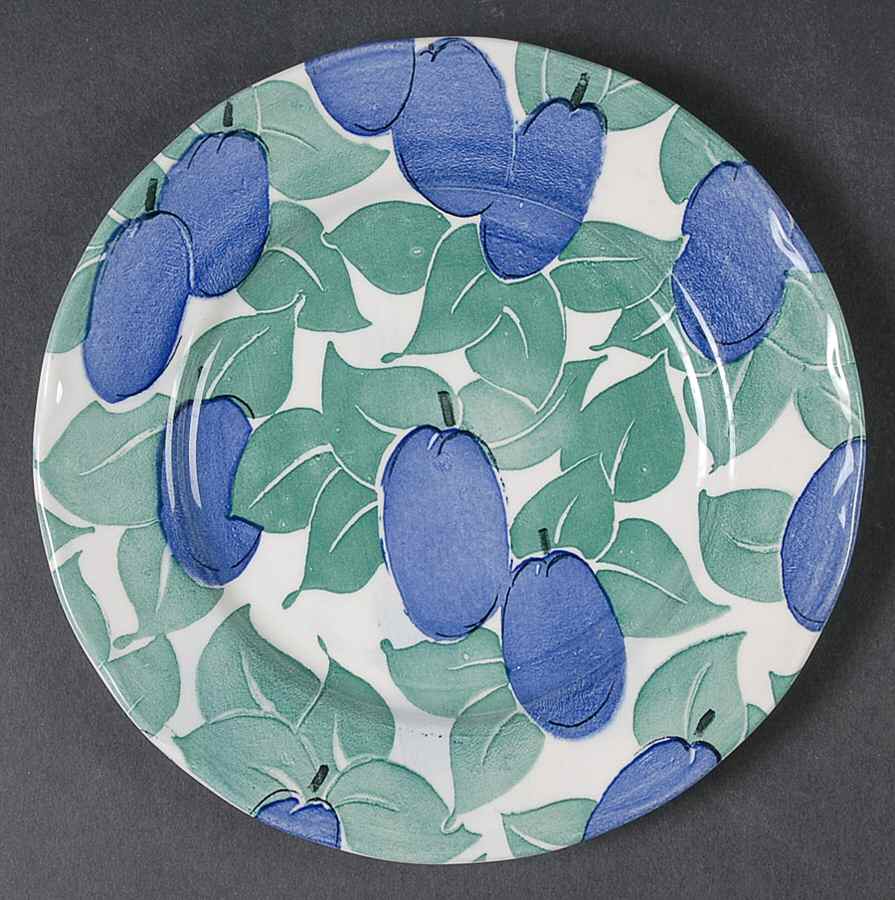 Garden Fruits Salad Plate by Grindley-1