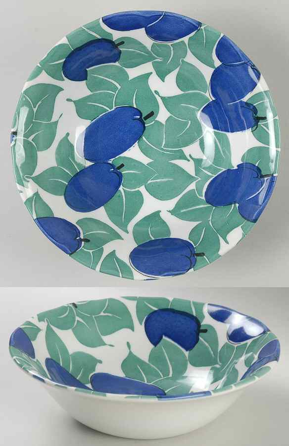 Garden Fruits Coupe Cereal Bowl by Grindley-1