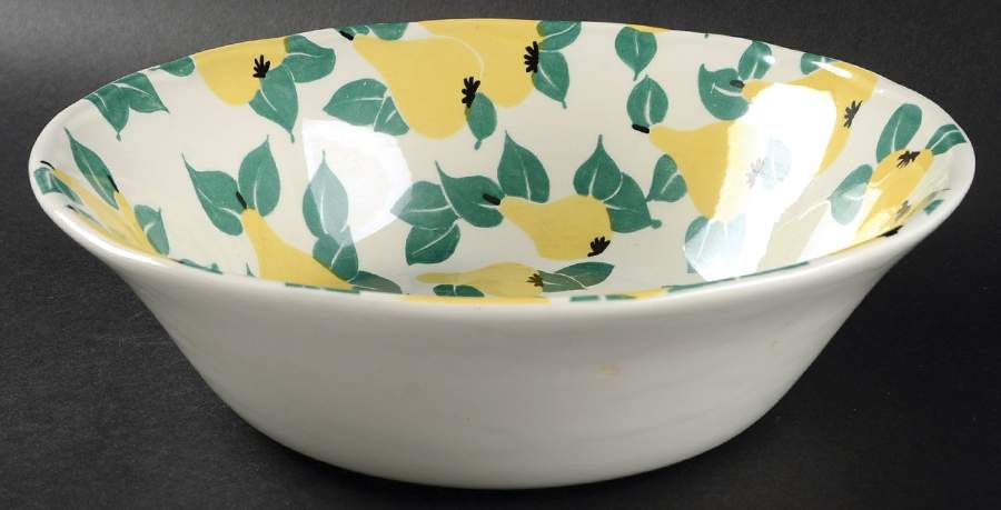 Garden Fruits 10" Round Vegetable Bowl by Grindley-1