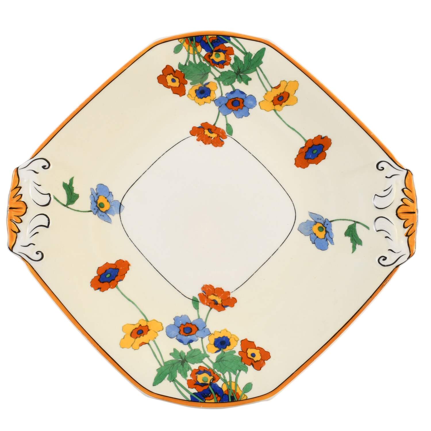 Gardenia Handled Cake Plate by Grindley-1