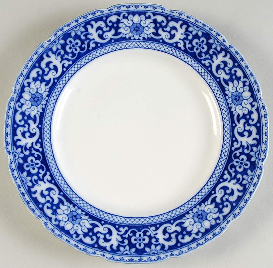 Glenmore Blue and White Luncheon Plate by Grindley-1