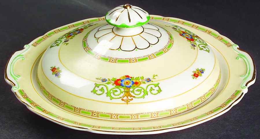 Gosforth Round Covered Butter by Grindley-1