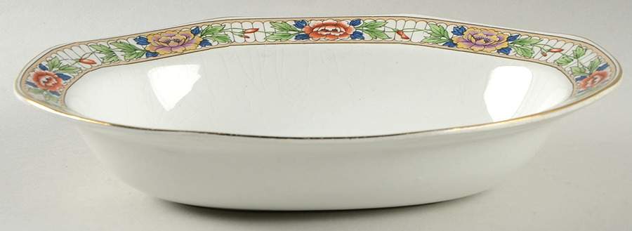 GRI27 9" Oval Vegetable Bowl by Grindley-1