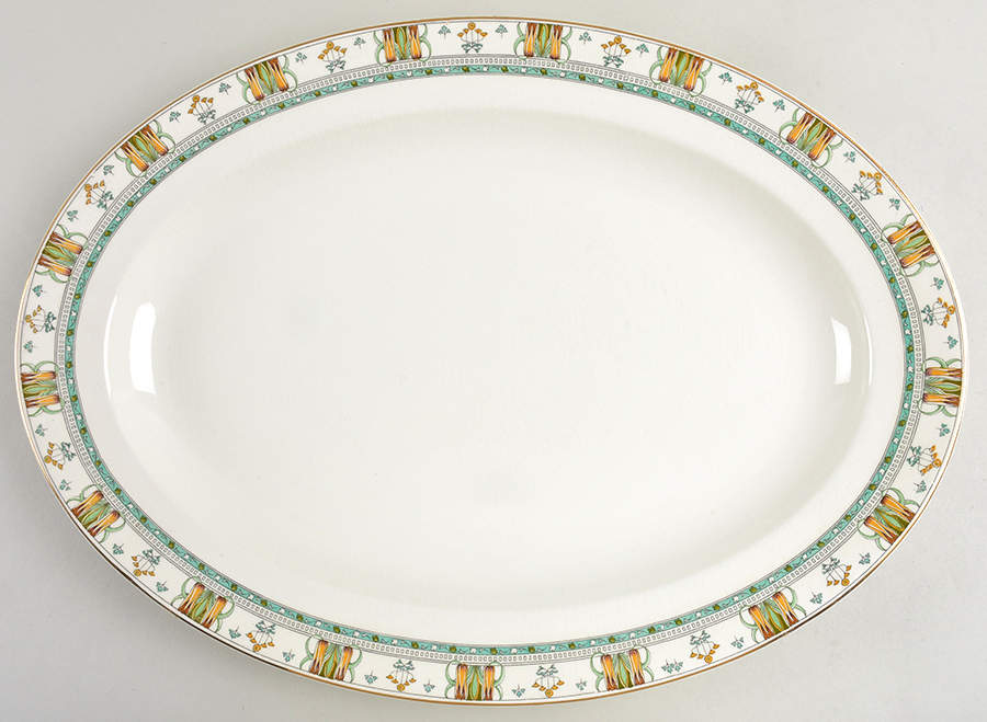 GRI42 18" Oval Serving Platter by Grindley-1
