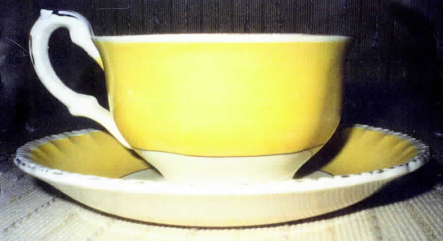 GRI58 Footed Cup & Saucer Set by Grindley-1