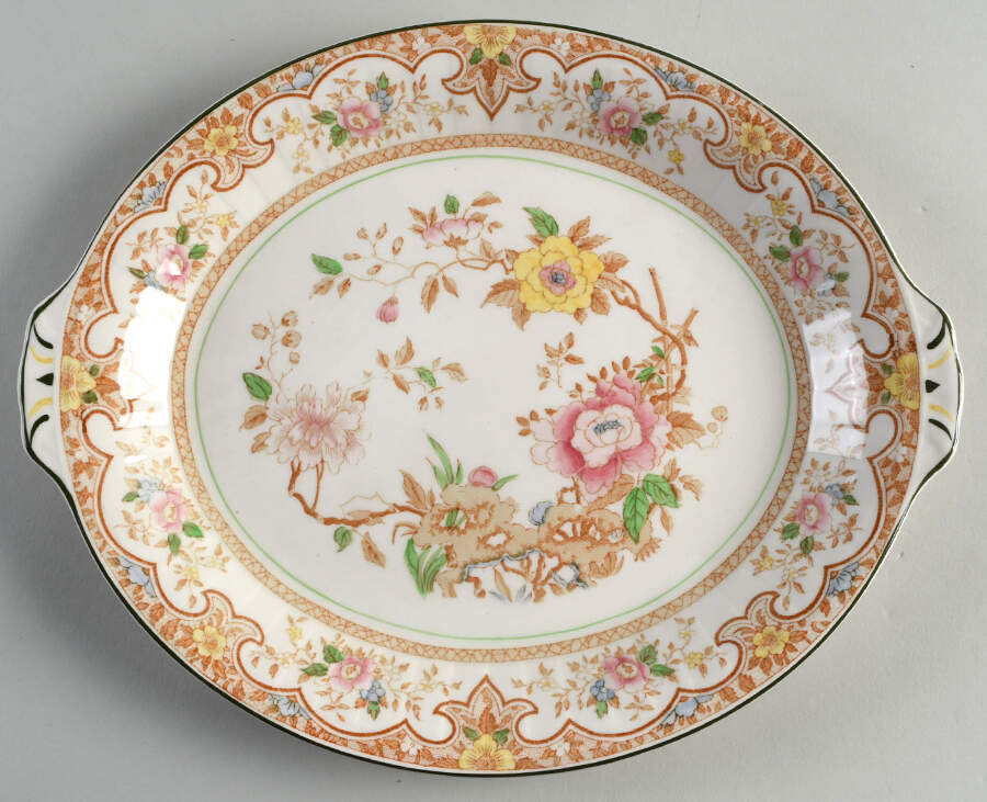 Harmony 11" Oval Serving Platter by Grindley-1