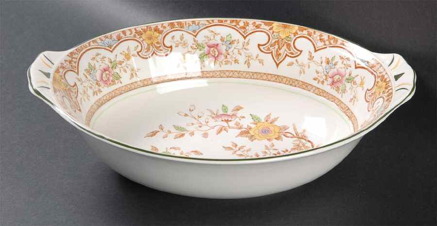Harmony 10" Oval Vegetable Bowl by Grindley-1