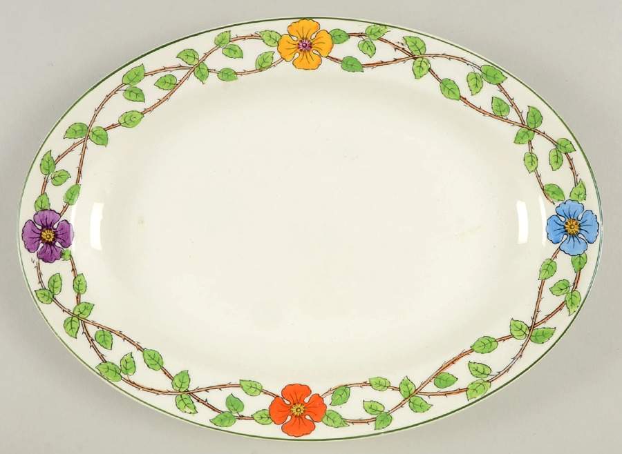 Hilary 12" Oval Serving Platter by Grindley-1