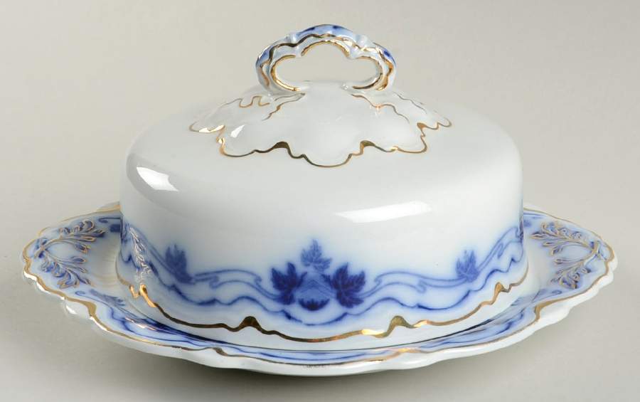 The Hofburg Round Covered Butter with Strainer by Grindley-1