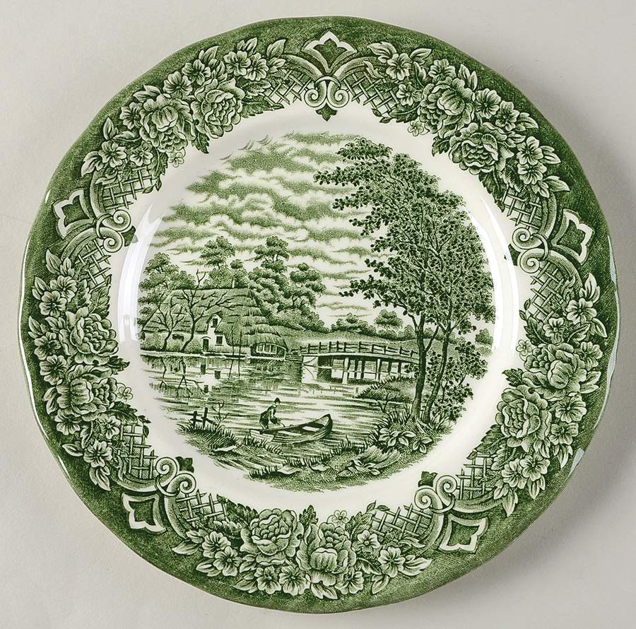 Homeland Green Salad Plate by Grindley-1