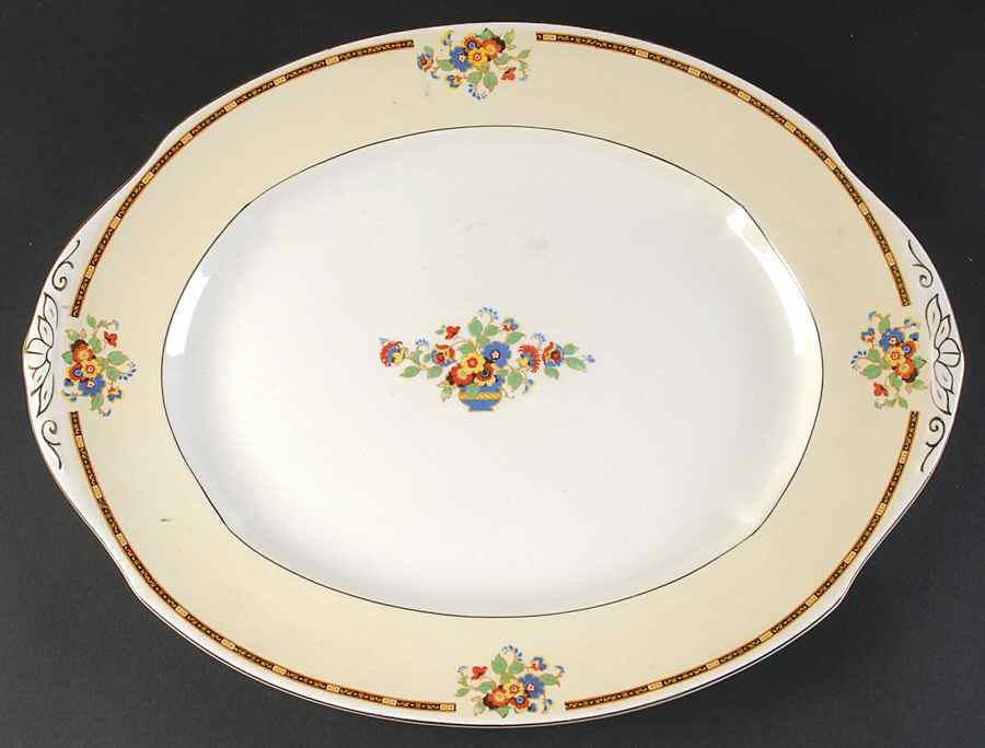 Jersey 16" Oval Serving Platter by Grindley-1