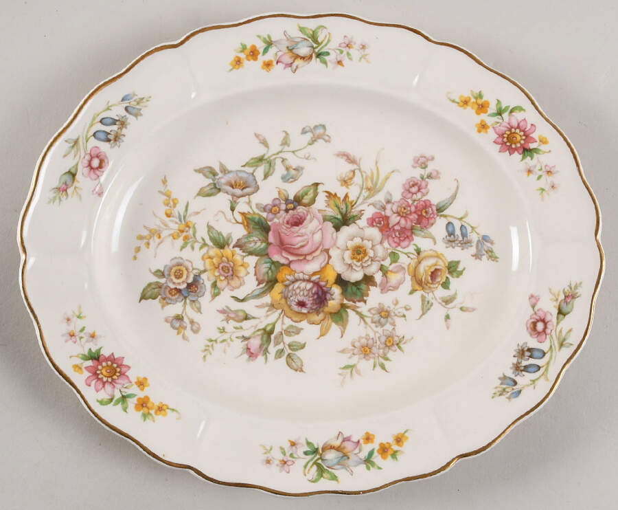 Kashmir 10" Oval Serving Platter by Grindley-1