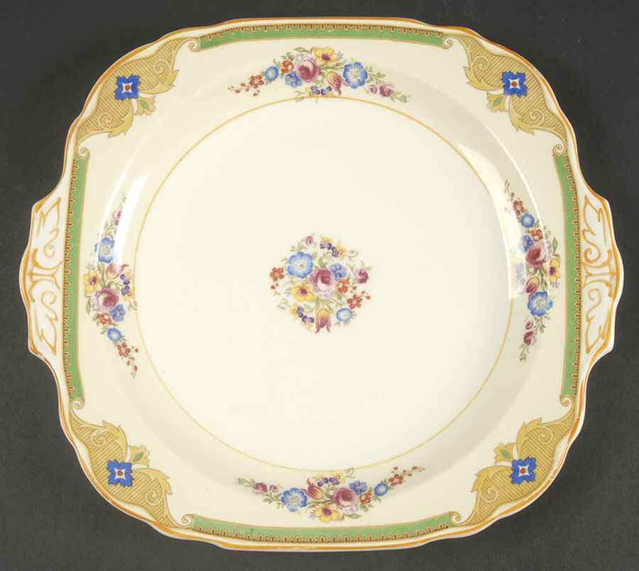 The Katherine Square Handled Cake Plate by Grindley-1