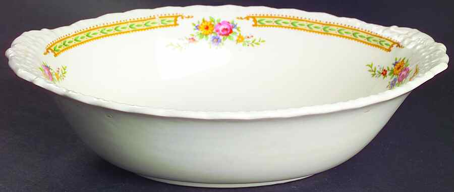 The Kavalla 9" Oval Vegetable Bowl by Grindley-1