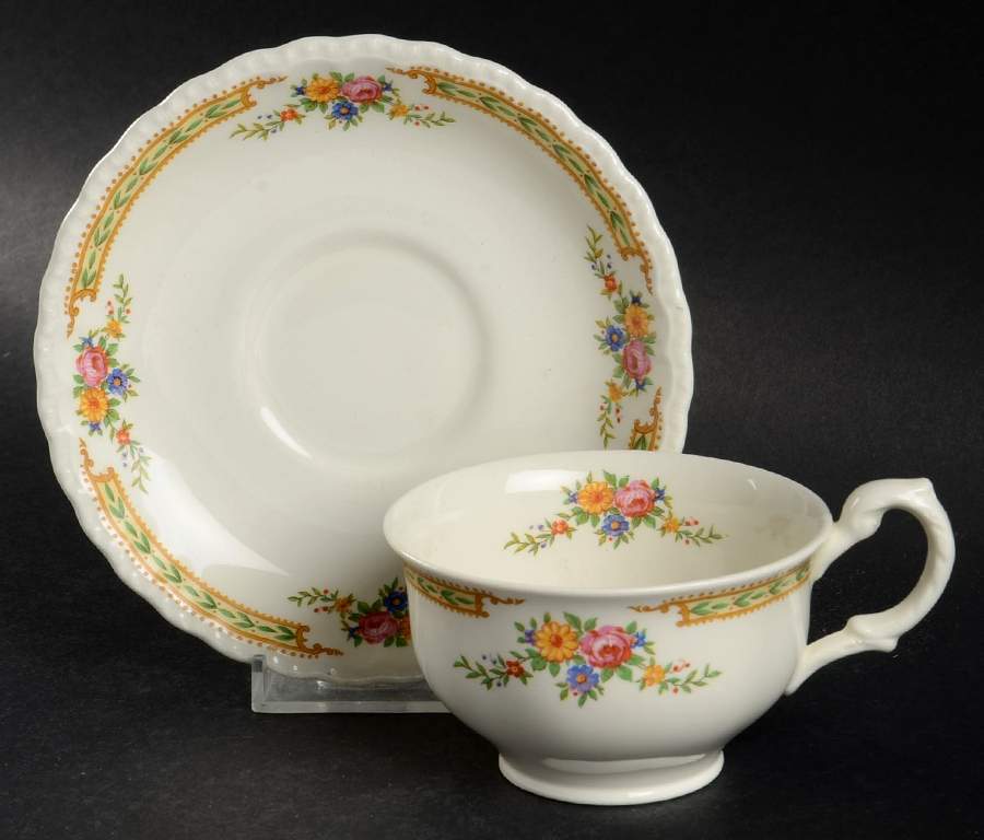 The Kavalla Flat Cup & Saucer Set by Grindley-1