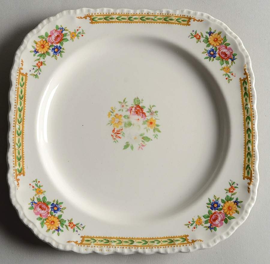 The Kavalla Square Salad Plate by Grindley-1
