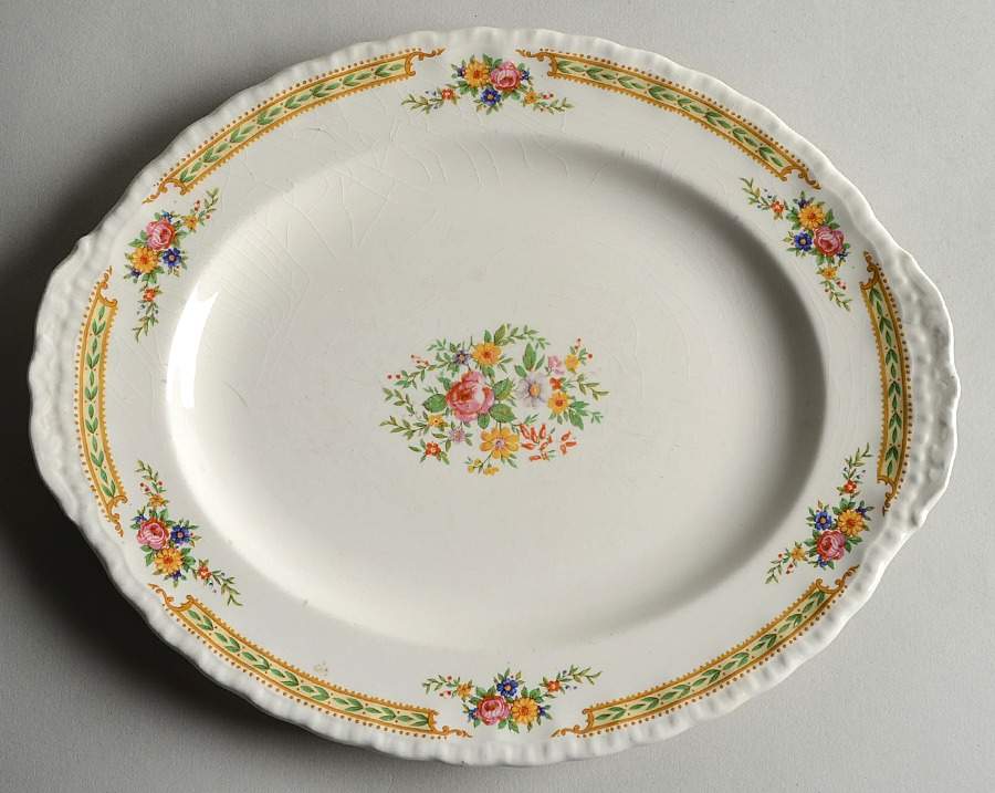 The Kavalla 11" Oval Serving Platter by Grindley-1