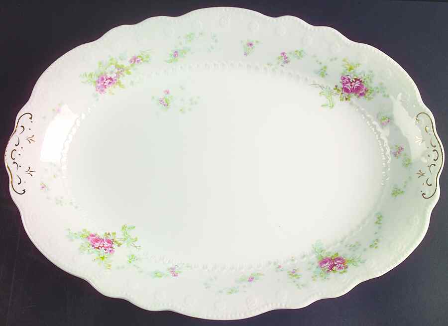Kenwood (No Trim) 16" Oval Serving Platter by Grindley-1