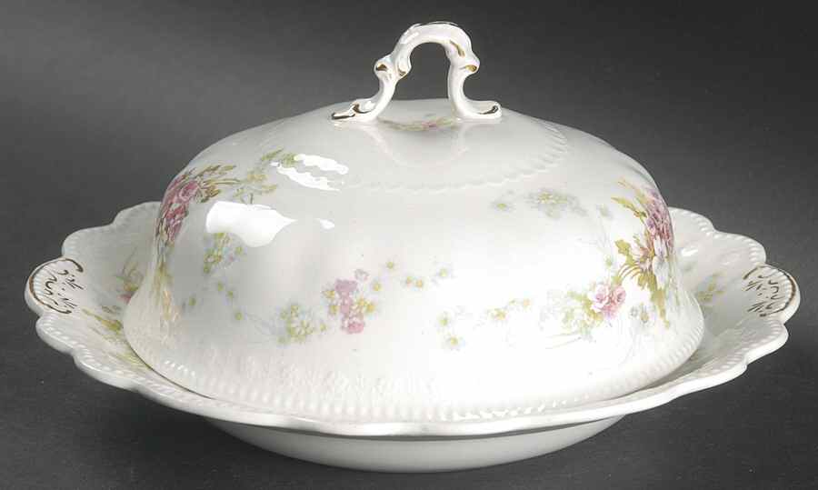 Kenwood (No Trim) Round Covered Butter by Grindley-1