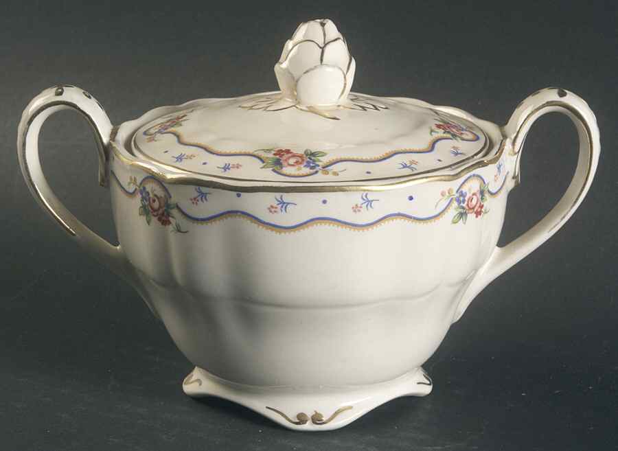 Linden Lea Sugar Bowl & Lid by Grindley-1