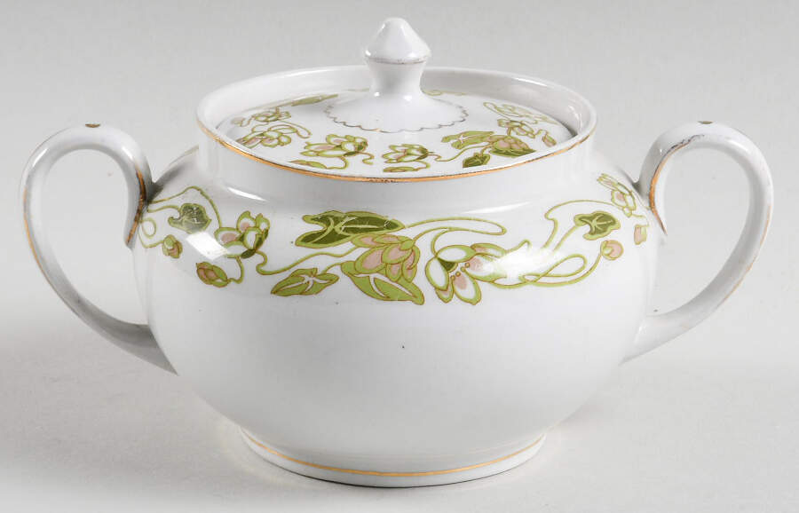 Lily Sugar Bowl & Lid by Grindley-1