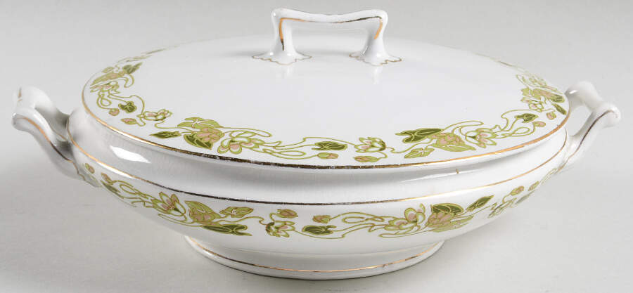 Lily Round Covered Vegetable by Grindley-1