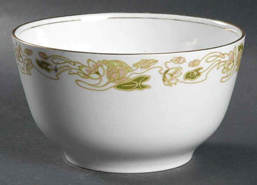 Lily Cranberry Bowl by Grindley-1