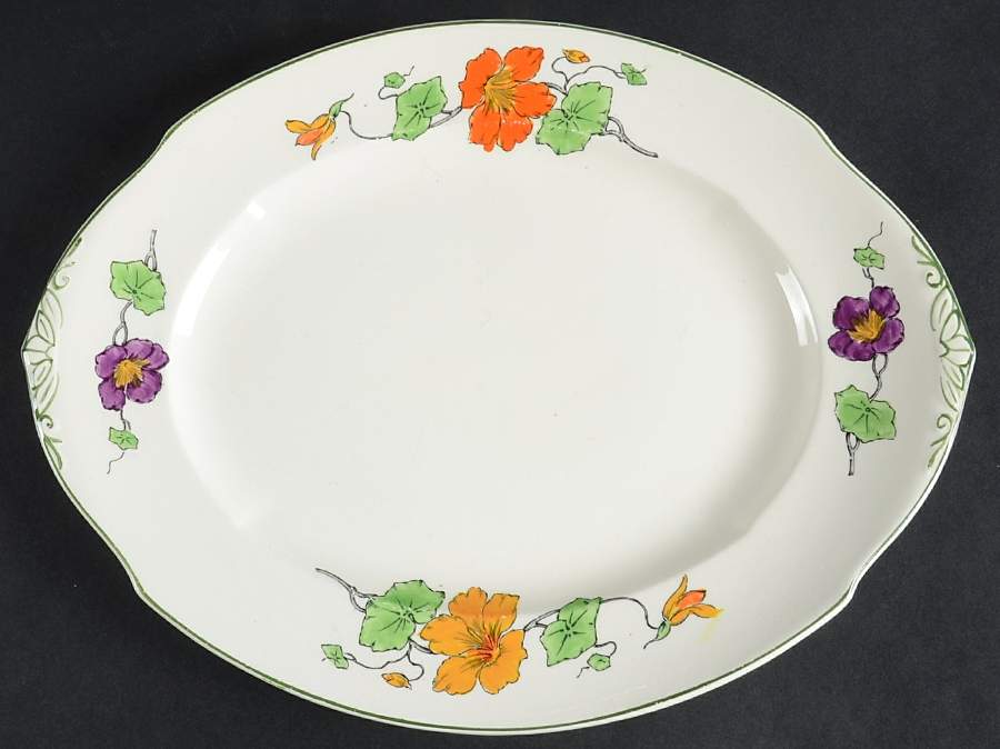 The Lichfield 12" Oval Serving Platter by Grindley-1