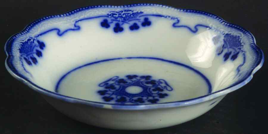 Lorne (Flow Blue) Fruit/Dessert (Sauce) Bowl by Grindley-1