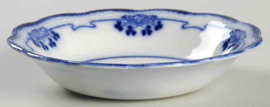 Lorne (Flow Blue) Fruit/Dessert (Sauce) Bowl by Grindley-1
