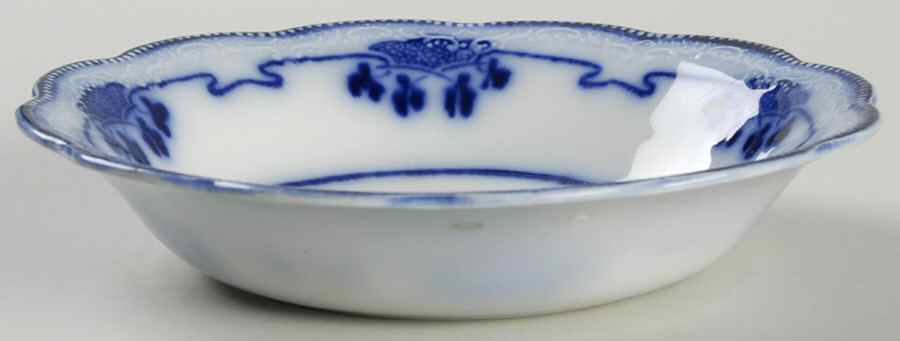 Lorne (Flow Blue) Coupe Cereal Bowl by Grindley-1