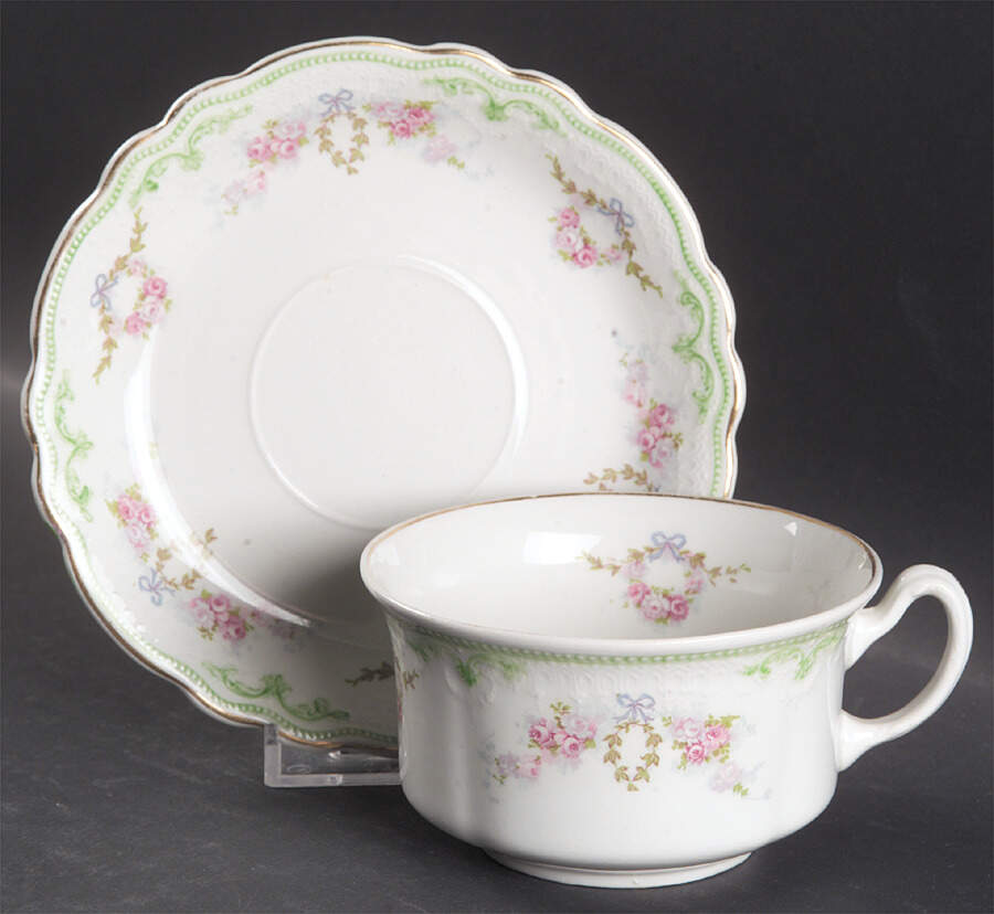 Louis Oversized Cup & Saucer Set by Grindley-1