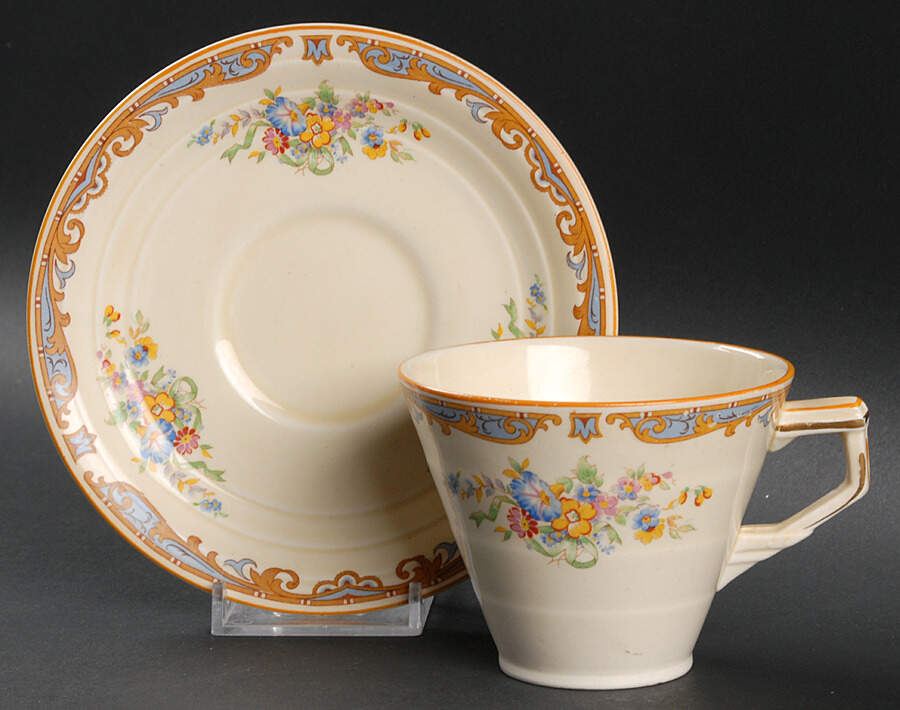 Ludlow Flat Cup & Saucer Set by Grindley-1