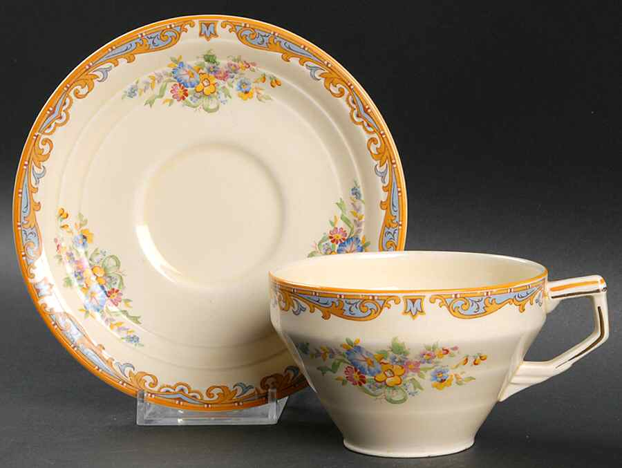 Ludlow Flat Cup & Saucer Set by Grindley-1