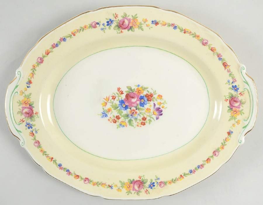The Malden 12" Oval Serving Platter by Grindley-1