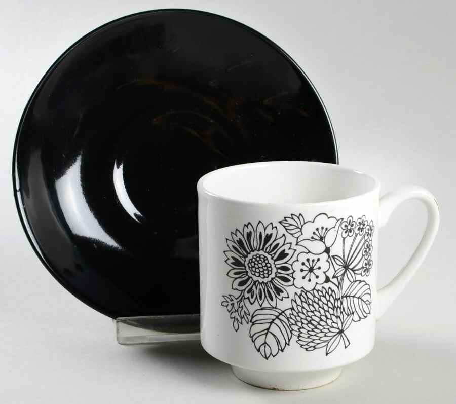 Manitou Flat Cup & Saucer Set by Grindley-1