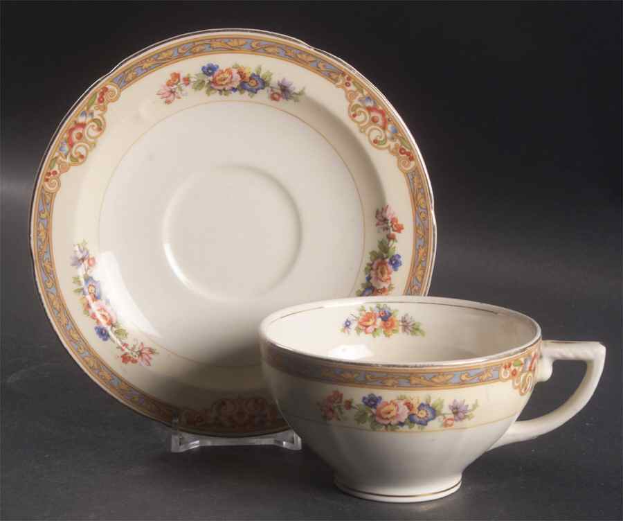 Marjorie Oversized Cup & Saucer Set by Grindley-1