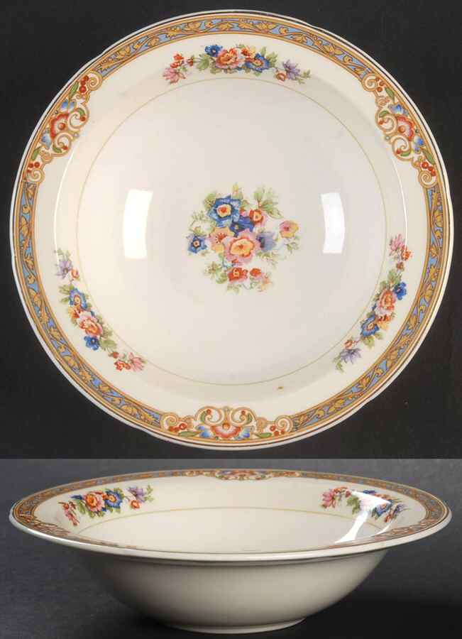 Marjorie Rim Cereal Bowl by Grindley-1