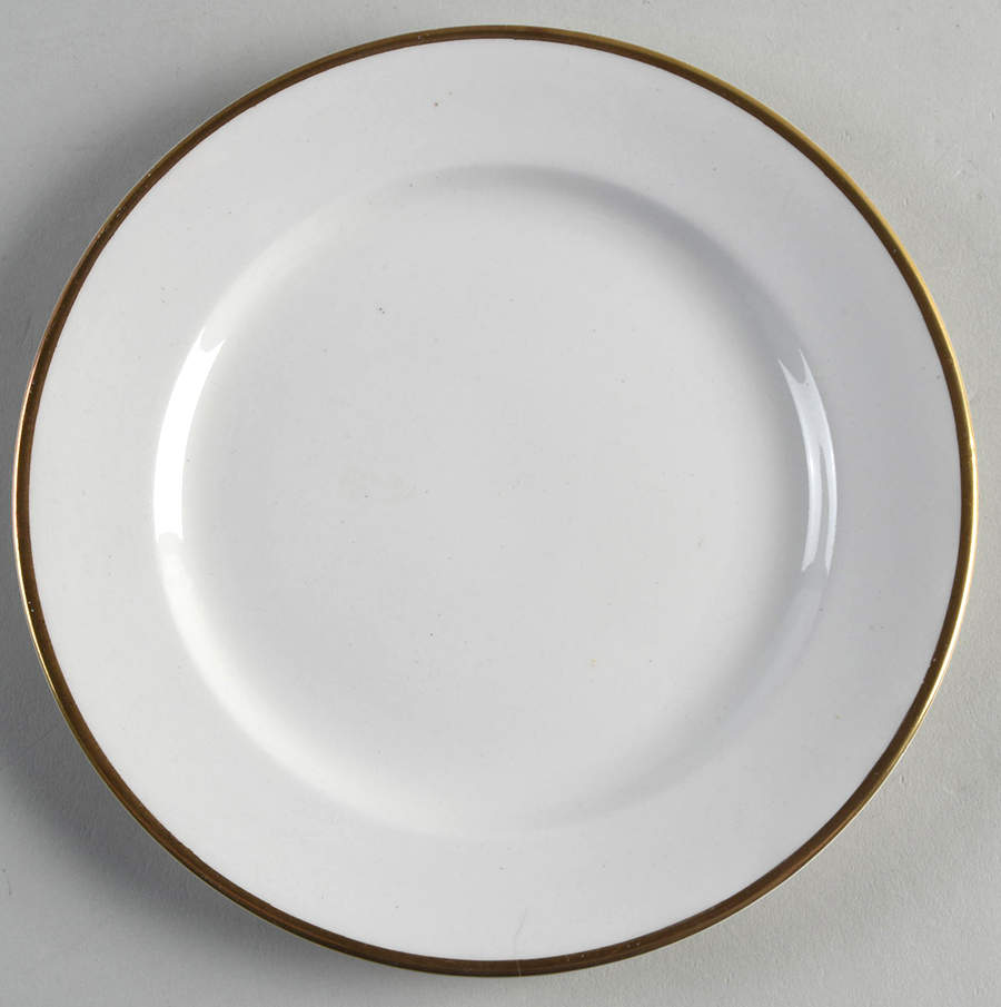 The Marengo (White) Salad Plate by Grindley-1
