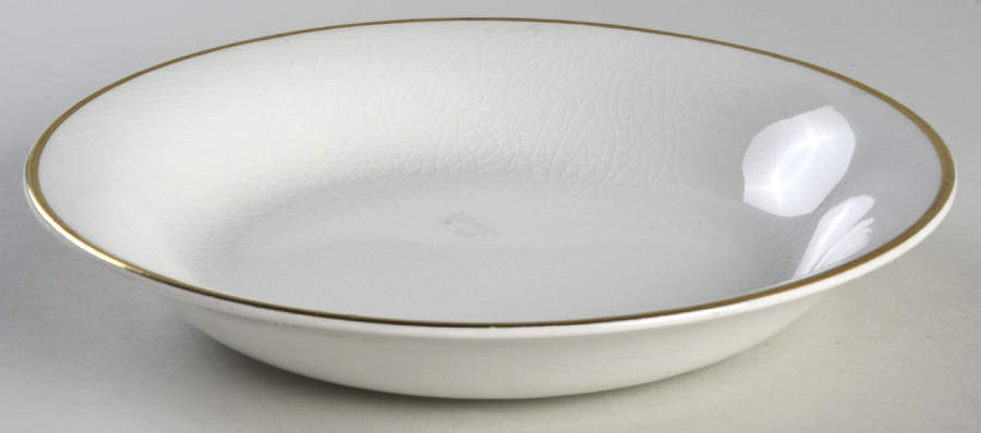 The Marengo (White) Coupe Soup Bowl by Grindley-1