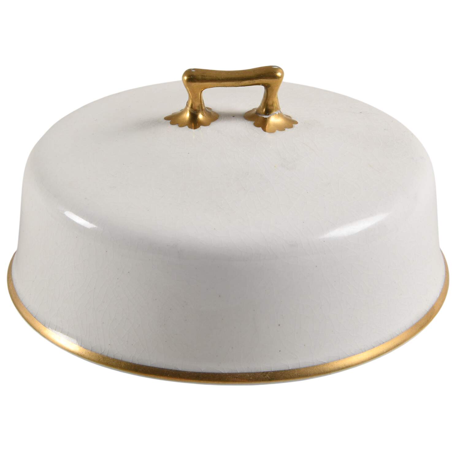 The Marengo (White) Lid for Round Butter by Grindley-1