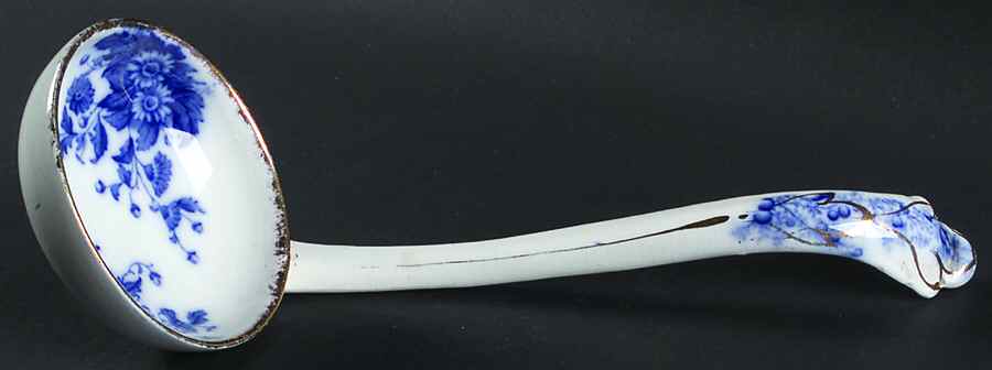 Marguerite (Flow Blue) Tureen Ladle by Grindley-1