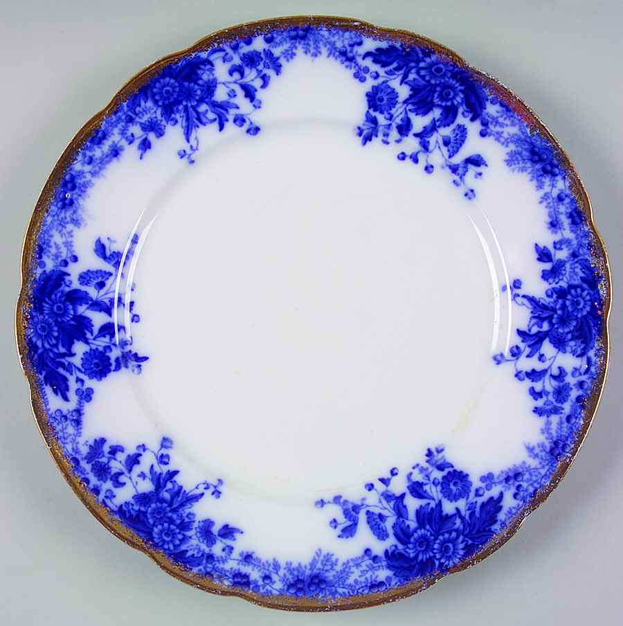 Marguerite (Flow Blue) Dinner Plate by Grindley-1